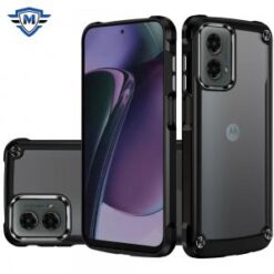 Motorola Moto G Stylus 5G 2024 METKASE Ultimate CaseX Transparent Hybrid Case with Metal Buttons