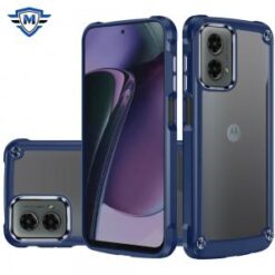 Motorola Moto G Stylus 5G 2024 METKASE Ultimate CaseX Transparent Hybrid Case with Metal Buttons