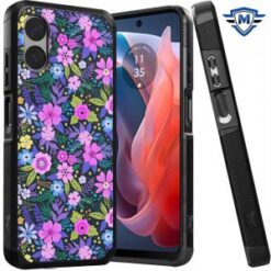 Motorola Moto G Play 2024 Tough Strong MetKase Hybrid (Magnet Mount Friendly) Case Cover - Mysti