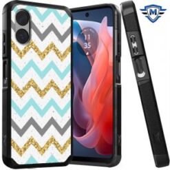 Motorola Moto G Play 2024 Tough Strong MetKase Hybrid (Magnet Mount Friendly) Case Cover - ZigZa