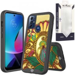 Motorola Moto G Play 2023 METKASE Premium Exotic Design Hybrid Case in Slide-Out Package - Antiq