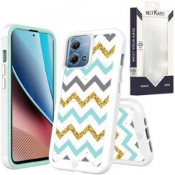 Motorola G Stylus 5G 2023 METKASE Premium Exotic Design Hybrid Case in Slide-Out Package - Zigza