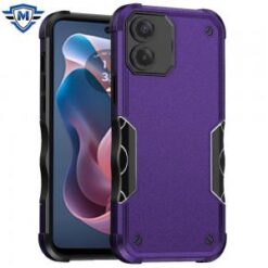 Motorola Moto G Play 2024 METKASE Exquisite Tough Shockproof Hybrid Case Cover in Premium Slide-