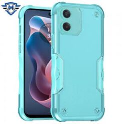 Motorola Moto G Play 2024 METKASE Exquisite Tough Shockproof Hybrid Case Cover in Premium Slide-