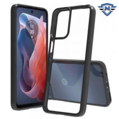 Motorola Moto G Play 2024 METKASE Clear Transparent Hybrid Case Cover in Slide-Out Package - Cle