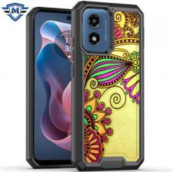Motorola Moto G Play 2024 METKASE Premium RANK Design Fused Hybrid in Slide-Out Package - Antiqu