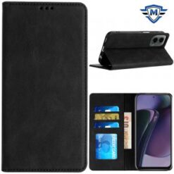 Motorola Moto G Stylus 5G 2024 METKASE Wallet PU Vegan Leather ID Card Money Holder with Magneti