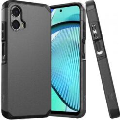 Motorola Moto G Power 5g 2024 Tough Strong Hybrid (Magnet Mount Friendly) Case Cover - Charcoal