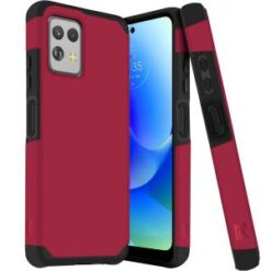 Motorola G POWER 5G (2023) Tough Strong Hybrid (Magnet Mount Friendly) Case Cover - Virtual Pink