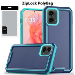 [PolyBag]  Motorola Moto G Stylus 5G 2024  Rank Tough Strong Modern Fused Hybrid - Blue
