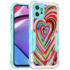 Motorola G POWER 5G (2023) Attractive Design Shockproof Hybrid Case Cover - B
