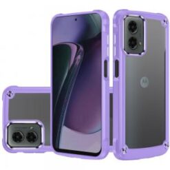 Motorola Moto G Stylus 5G 2024 Ultimate CaseX Transparent Hybrid Case with Metal Buttons And Cam