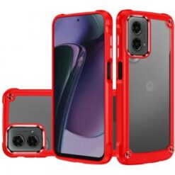 Motorola Moto G Stylus 5G 2024 Ultimate CaseX Transparent Hybrid Case with Metal Buttons And Cam