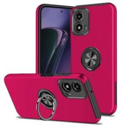 Motorola Moto G Stylus 5G 2024 CHIEF Oil Painted Magnetic Ring Stand Hybrid Case Cover - Hot Pin