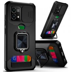 Motorola G Stylus 5G (MultiCarrier 6.6" 16MP Camera) 2023 Multi-Functional Card Magnetic Ring St