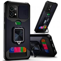 Motorola G Stylus 5G (MultiCarrier 6.6" 16MP Camera) 2023 Multi-Functional Card Magnetic Ring St