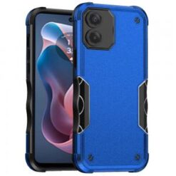 Motorola Moto G Play 2024 Exquisite Tough Shockproof Hybrid Case Cover - Blue