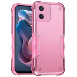 Motorola Moto G Play 2024 Exquisite Tough Shockproof Hybrid Case Cover - Pink