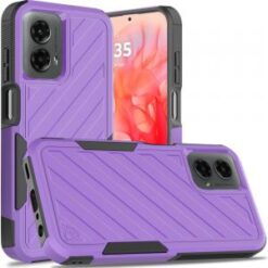 Motorola Moto G Stylus 5G 2024 Noble lined shockproof dual layer hybrid - Dark Purple/Black