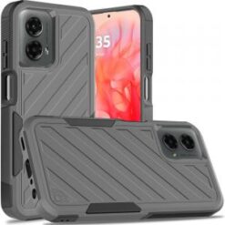 Motorola Moto G Stylus 5G 2024 Noble lined shockproof dual layer hybrid - Grey/Black