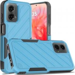 Motorola Moto G Stylus 5G 2024 Noble lined shockproof dual layer hybrid - Sky Blue/Black