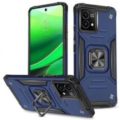 Motorola G Stylus 5G (MultiCarrier 6.6" 16MP Camera) 2023 Robust Magnetic Kickstand Hybrid Case