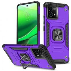 Motorola G Stylus 5G (MultiCarrier 6.6" 16MP Camera) 2023 Robust Magnetic Kickstand Hybrid Case