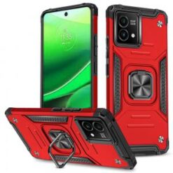 Motorola G Stylus 5G (MultiCarrier 6.6" 16MP Camera) 2023 Robust Magnetic Kickstand Hybrid Case