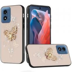Motorola Moto G Play 2024 SPLENDID Diamond Glitter Ornaments Engraving Case Cover - Garden Butte