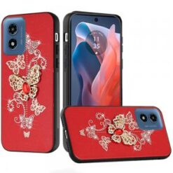 Motorola Moto G Play 2024 SPLENDID Diamond Glitter Ornaments Engraving Case Cover - Garden Butte