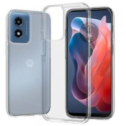 Motorola Moto G Play 2024 Sturdy Ultra Thick 3mm Transparent Hybrid Case Cover - Clear