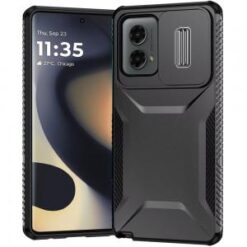 Motorola Edge 2024 Ultimate U Design Hybrid with Camera Window Covering - Black