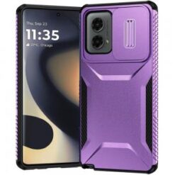 Motorola Edge 2024 Ultimate U Design Hybrid with Camera Window Covering - Purple