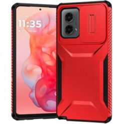 Motorola Moto G Stylus 5G 2024 Ultimate U Design Hybrid with Camera Window Covering - Red