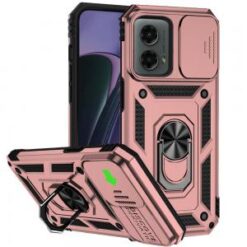 Motorola Moto G Stylus 5G 2024 Well Protective Magentic Ring Stand Camera Protective Cover Case