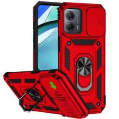 Motorola Moto G Power 5g 2024 Well Protective Magentic Ring Stand Camera Protective Cover Case -