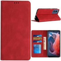 Motorola Moto G Play 2024 Wallet Premium PU Vegan Leather ID Card Money Holder with Magnetic Clo