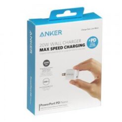 ANKER 20W NANO USB-C WALL CHARGER -
WHITE (LANE B RACK 3- ANKER 13)