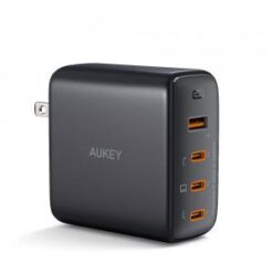 AUKEY PA-B7S VoltApex II Mix S 100W 4-Port PD Wall Charger with GaN Power Tech -BLACK (LANE B RACK 1