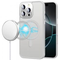 iPhone 16 Pro Max 6.9 inch Complete Protection HQ Hybrid with Metal Tempered Camera Glass - Clea