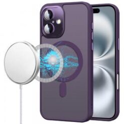 iPhone 16 6.1 inch Core [Magnetic Circle] Core [Magnetic Circle] Colorful Buttons Thick 2mm Hybr