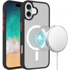 For iPhone 16 Plus 6.7 inch Core [Magnetic Circle] Core [Magnetic Circle] Colorful Buttons Thick 2mm