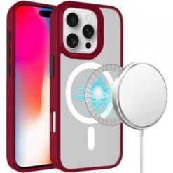 iPhone 16 Pro 6.3 inch Core [Magnetic Circle] Core [Magnetic Circle] Colorful Buttons Thick 2mm