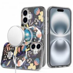 For iPhone 16 Plus 6.7 inch Thick Hybrid Design Cover Case - D