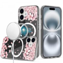 iPhone 16 6.1 inch Thick Hybrid Design Cover Case - H