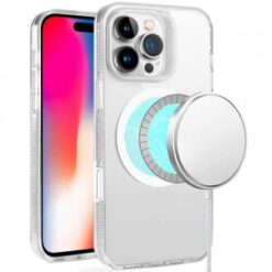 iPhone 16 Pro 6.3 inch PURE Transparent [Magnetic Circle] High Quality Ultra Thick Hybrid - Clea