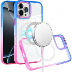 iPhone 16 Pro Max 6.9 inch Radiant Two Tone [Magnetic Circle] ShockProof Transparent Thick Hybri