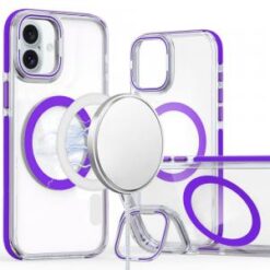 iPhone 16 6.1 inch MagSonic Camera Bracket Stand Magnetic Ring Circle Hybrid - White