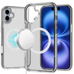 [METKASE]  iPhone 16 6.1 inch Magnetic Space UV Design Case - Galaxy Floral