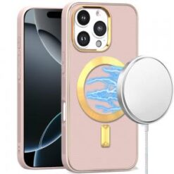 iPhone 16 Pro Max 6.9 inch Ultimate Quality PU Leather Hybrid Case Cover - Light Pink